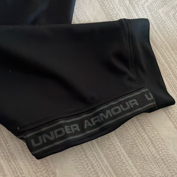 Under Armour Boys Black Drawstring Athletic Pants - Picture 5 of 6